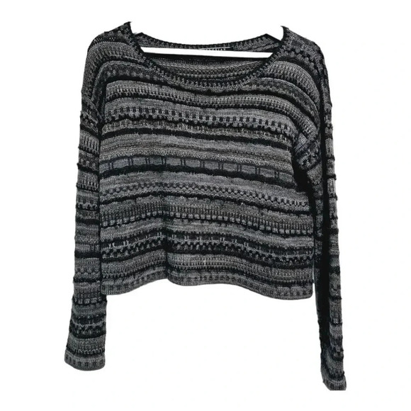 Peruvian connection baby alpaca oversized crop sweater xs - Picture 1 of 11